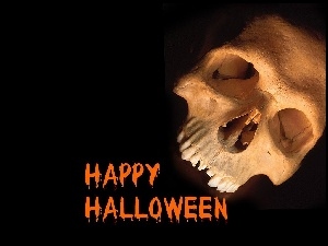 Halloween, czaszka