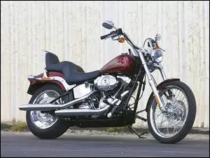 Rama, Harley Davidson Softail Custom, Stalowa