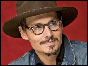Kapelusz, Johnny Depp, Okulary