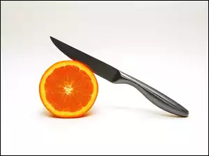 Nożem, Pomarańcza, Przekrawana