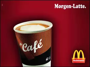 McDonalda, Kawa, Kubek, Latte, Logo