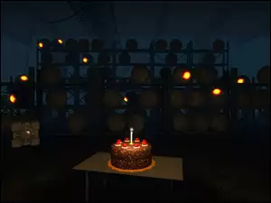Świeczka, Tort, Urodzinowy