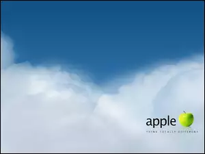 Chmury, Logo, Apple
