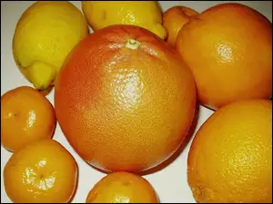Cytryny, Cytrusy, Grapefruit, Pomarańcze, Mandarynki