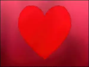 Walentynki, czerwone serce