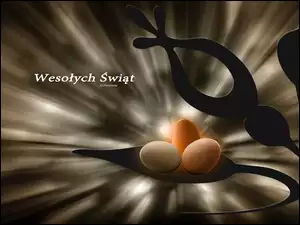 Życzenia, Jajeczka, Wielkanoc