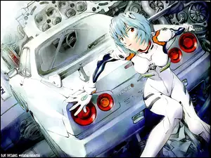 postać, Neon Genesis Evangelion, samochód