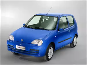 Hatchback, Niebieski, Fiat Seicento