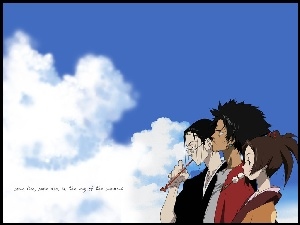 niebo, Samurai Champloo, chmury