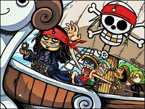 Jack Sparrow, One Piece, Statek, Kompas