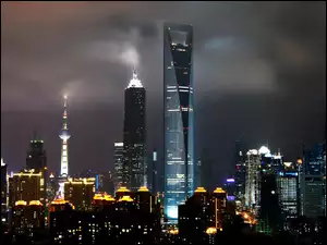 Center, Chiny, World, Shanghai, Financial