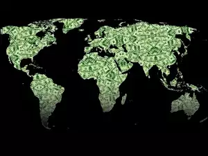 Pieniądze, Mapa, Świata