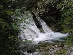 Wodospad, Górska, Rzeka