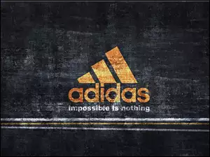 Adidas, Żółte, Logo