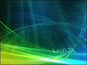 Linux, Smugi, Niebieskie, Zielone