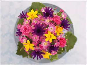 Kwiatów, Bukiet, Kolorowych