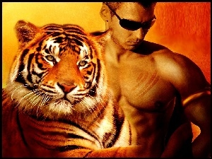 Okulary, Tygrys, Mężczyzna
