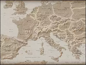 Mapa, Europy