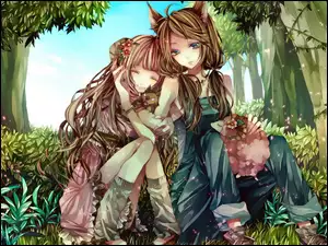 Las, Dziewczyny, Koty