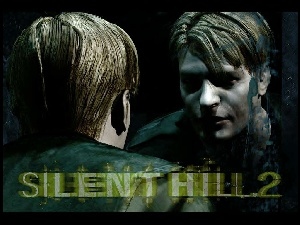 lustro, Silent Hill 2, mężczyzna, twarz