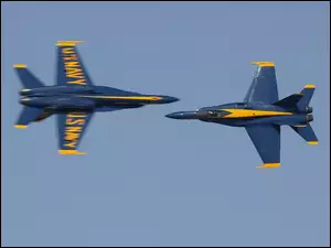 Boeing F/A 18-Hornet, Blue, Angels