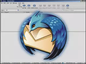 Thunderbird, ptak, koperta, grafika