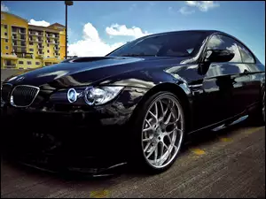 Czarne, Alufelgi, BMW E90, Coupe