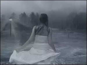 Potop, Kobieta, Deszcz