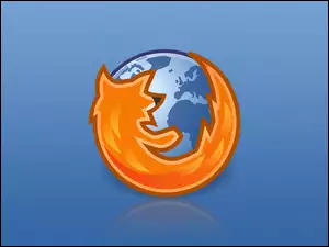 Logo, Tło, Firefox, Niebieskie