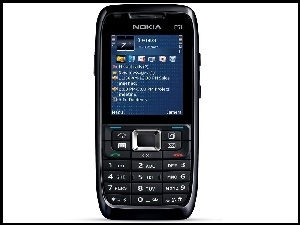 Czarny, Nokia E51, Wyświetlacz