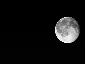 Księżyc, Noc