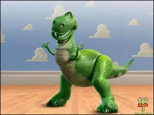 Dinozaur, Toy Story 3, Zielony