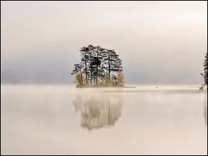 Jezioro, Mgła