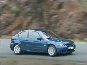 Compact, Niebieskie, BMW 325ti