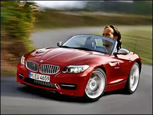 Karykatura, BMW Z4, Kierowca