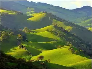 Zielone, Wzgórza