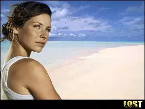 Filmy Lost, plaża, Evangeline Lilly, ocean