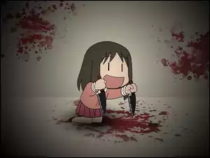 noże, Azumanga Daioh, dziewczynka