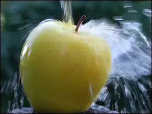 Woda, Żółte, Jabłko