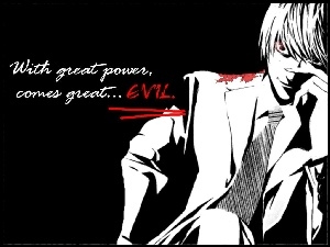 postać, krew, evil, Death Note, facet