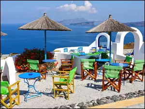 Krzesła, Grecja, Stoliki