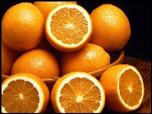 Pomarańcze, Drewniana, Miseczka