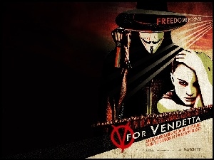 postacie, V For Vendetta, napisy