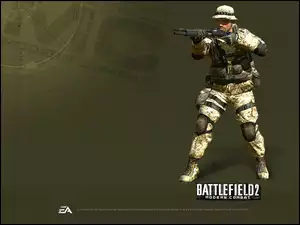 Battlefield 2, żołnierz, broń