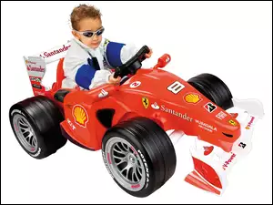 Ferrari, Dziecko, Samochód, Okulary, Zabawka