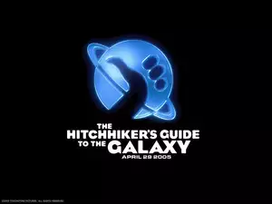 kciuk, Hitchhikers Guide To The Galaxy, napis