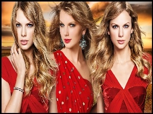 Sukienki, Taylor Swift, Czerwone