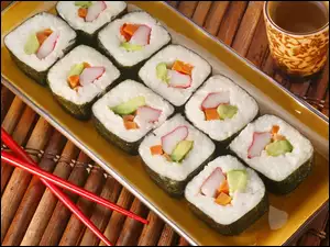 Kuchnia, Pałeczki, Japońska, Sushi