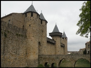 Francja, Zamek, Wiek, XIII, Carcassonne