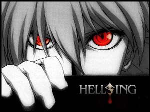 Oczy, Hellsing, Czerwone
